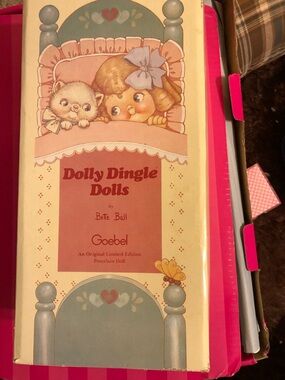 Goebel Dolly Dingle Dolls Boxed Porcelain Doll - Pink Accents